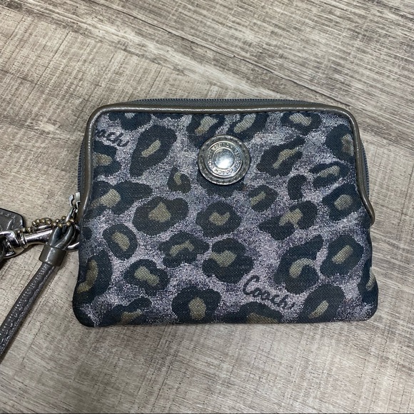 Coach Animal Print Wristlet - Picture 4 of 9